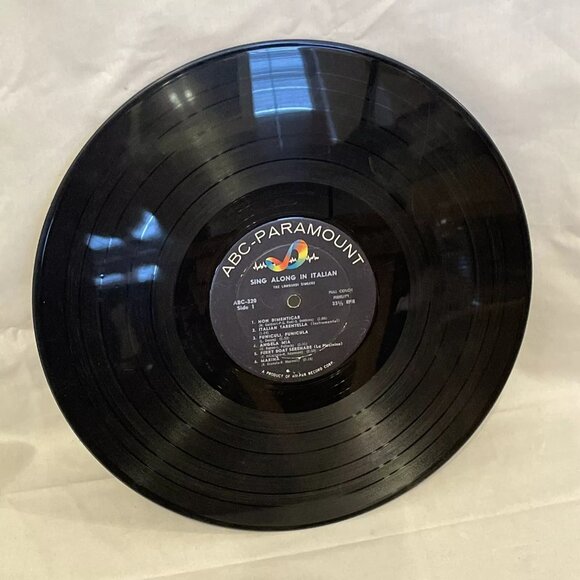 The Lombardi Singers Sing Along In Italian (Vinyl, 1960) ABC-Paramount ABC 320 - Picture 5 of 11